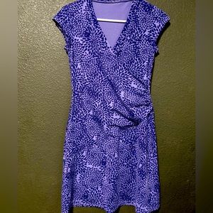 Athleta wrap violet dress size S beautiful fit!